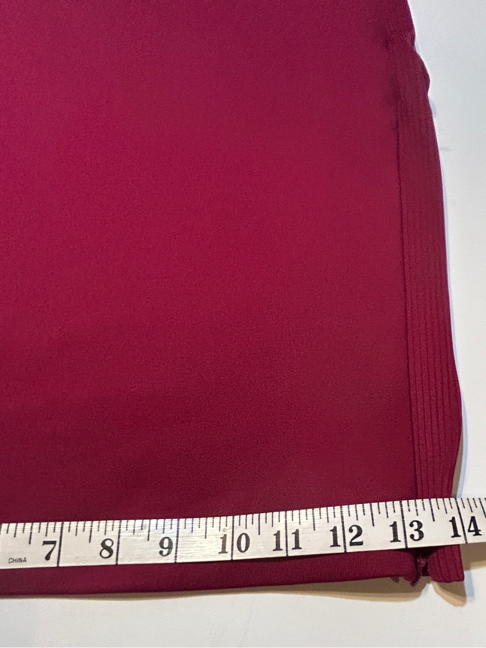 Adidas AeroReady Wide Leg Track Pants Burgundy Red Size Large Zoe Saldana - Picture 8 of 9